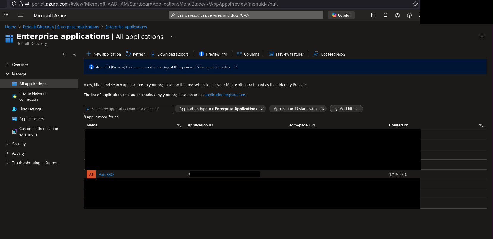 axis-sso-enterprise-apps